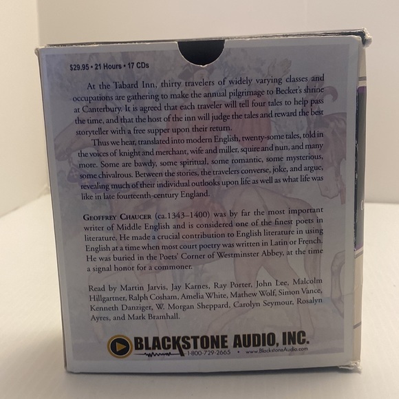 Geoffrey Chaucer The Canterbury Tales UNABRIDGED - Picture 4 of 7